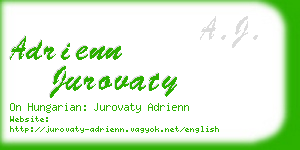 adrienn jurovaty business card